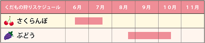 体験スケジュール